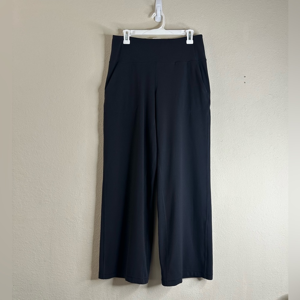 lululemon athletica Black Align Wide Leg Pants